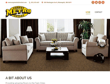 Tablet Screenshot of metrocarpetoutlet.com